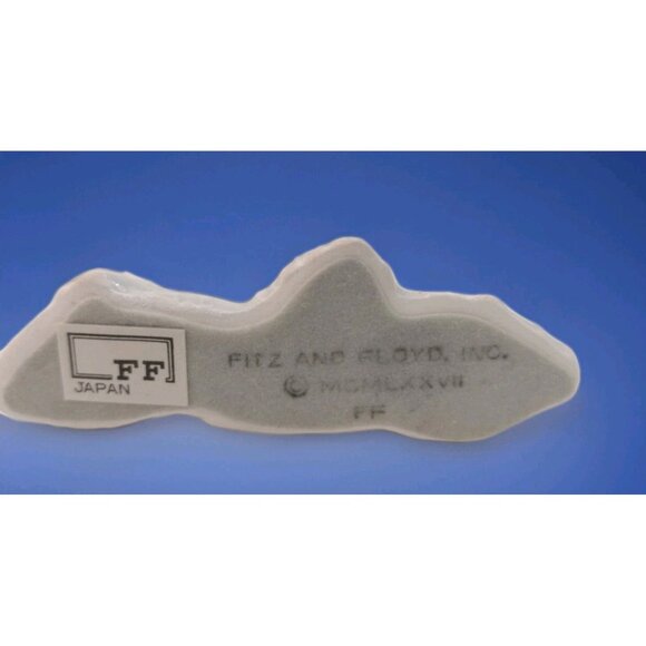 Fitz and Floyd Vintage 1970s Porcelain White Birds Napkin Rings Set of 4 Japan - Picture 4 of 12